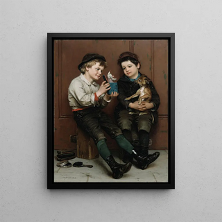 John George Brown - A Surprise Party.webp