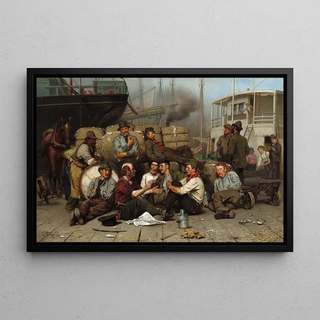 John George Brown - The Longshoremens Noon.webp