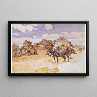 John Singer Sargent - Mules and Ruins.webp