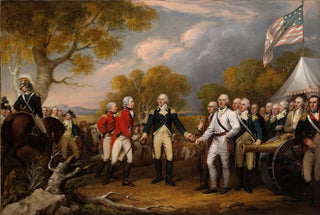John Trumbull - The Surrender of General Burgoyne at Saratoga October 16.webp