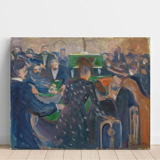 Joueurs à Monte-Carlo - Edvard Munch | Reproduction Tableau Décoration murale affiche copie