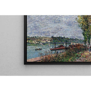 Jour de Brouillard à Saint-Mammès - Alfred Sisley | Reproduction Tableau Décoration murale affiche copie