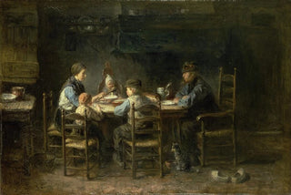 Jozef Israls - Peasant family at the table.webp