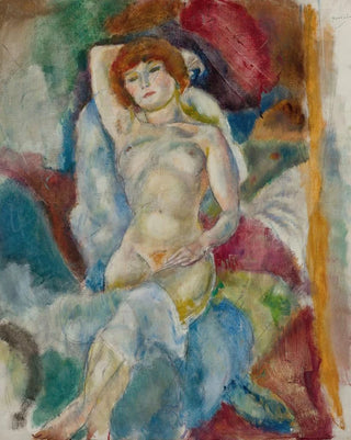 Jules Pascin - Nu Le Bras Lev.webp