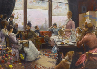 Julius Leblanc Stewart - Five oclock tea.webp
