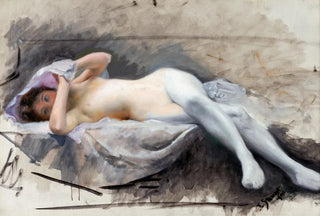Julius Leblanc Stewart - Reclining Nude.webp