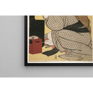 Kami-yui - La coiffure - Kitagawa Utamaro | Reproduction Tableau Décoration murale affiche copie