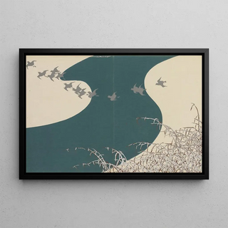 Kamisaka Sekka - River in Winter Fuyu no kawa.webp