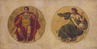 Kenyon Cox - Study for mosaic in the Wisconsin State Capital Government and Liberty.webp