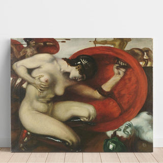 L'Amazone blessée - Franz von Stuck | Reproduction Tableau Décoration murale affiche copie