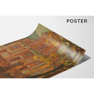 L'Église, Dolceacqua - Henri Le Sidaner | Reproduction Tableau Décoration murale affiche copie