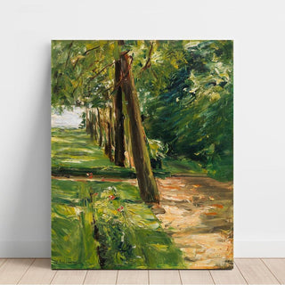 L'allée de bouleaux du Wannseegarten vers l'est - Max Liebermann | Reproduction Tableau Décoration murale affiche copie