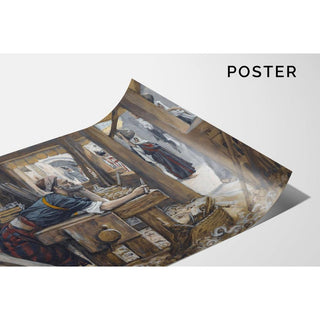 L'anxiété de Saint Joseph - James Tissot | Reproduction Tableau Décoration murale affiche copie