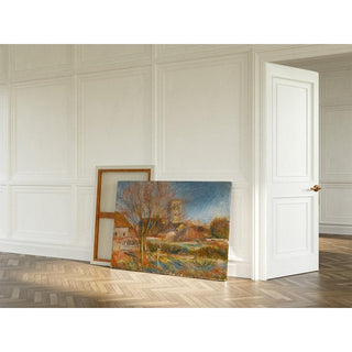 L'église à Essoyes - Pierre-Auguste Renoir | Reproduction Tableau Décoration murale affiche copie