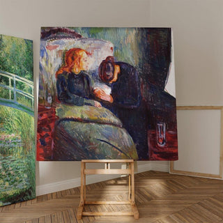 L'enfant malade - Edvard Munch | Reproduction Tableau Décoration murale affiche copie