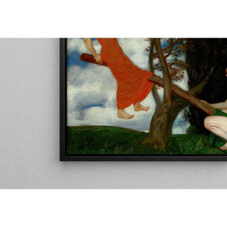 La Balançoire - Franz von Stuck | Reproduction Tableau Décoration murale affiche copie