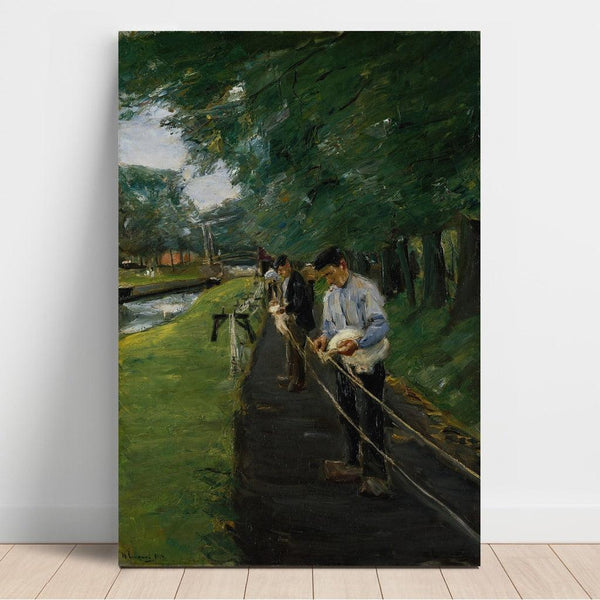 Reprodukcja obrazu La Corderie à Edam - Max Liebermann