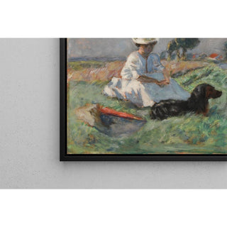 La Femme au Chien - Pierre Bonnard | Reproduction Tableau Décoration murale affiche copie
