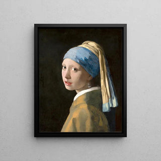 La Jeune fille à la perle de Johannes Vermeer | Reproduction Tableau Décoration murale affiche copie