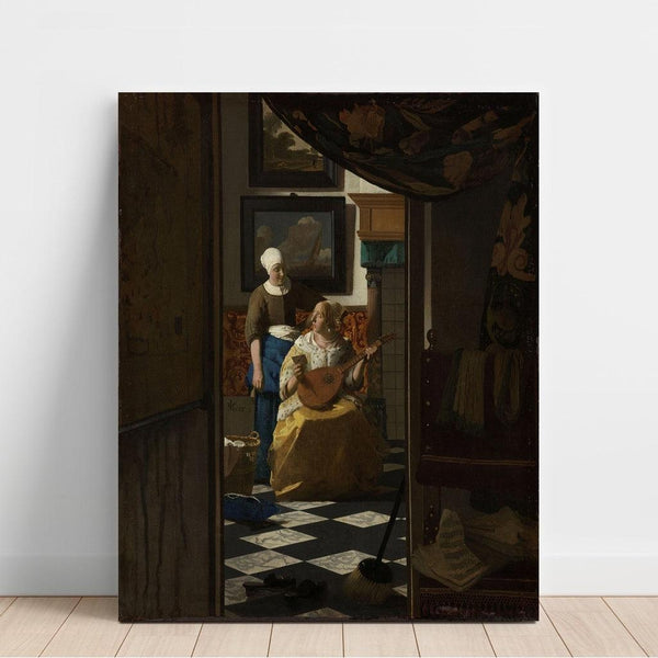Reprodukcja obrazu La Lettre d’amour - Johannes Vermeer