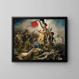 La Liberté Guidant Le Peuple - Eugène Delacroix | Reproduction Tableau Décoration murale affiche copie