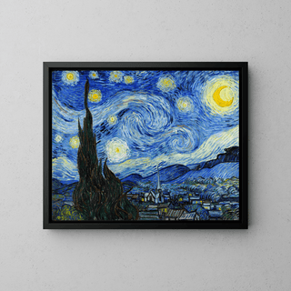 La Nuit Etoilée - Vincent Van Gogh | Reproduction Tableau Décoration murale affiche copie
