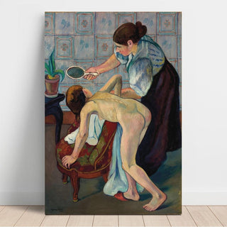 La Petite Fille au Miroir - Suzanne Valadon | Reproduction Tableau Décoration murale affiche copie