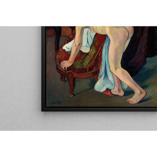 La Petite Fille au Miroir - Suzanne Valadon | Reproduction Tableau Décoration murale affiche copie