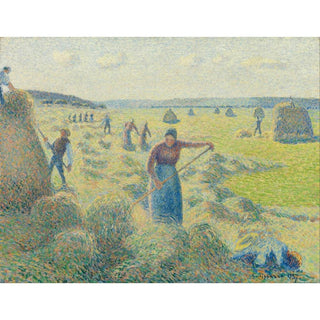 La Récolte des Foins, Éragny - Camille Pissarro | Reproduction Tableau Décoration murale affiche copie