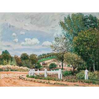La Route de Verrières - Alfred Sisley | Reproduction Tableau Décoration murale affiche copie