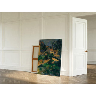 La Route tournante à Montgeroult - Paul Cézanne | Reproduction Tableau Décoration murale affiche copie