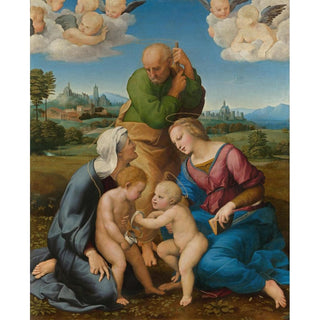 La Sainte Famille Canigiani - Raphael | Reproduction Tableau Décoration murale affiche copie