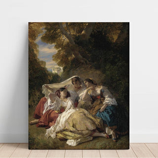 La Sieste - Franz Xaver Winterhalter | Reproduction Tableau Décoration murale affiche copie