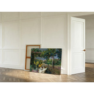 La Sieste dans le jardin - Joaquín Sorolla | Reproduction Tableau Décoration murale affiche copie