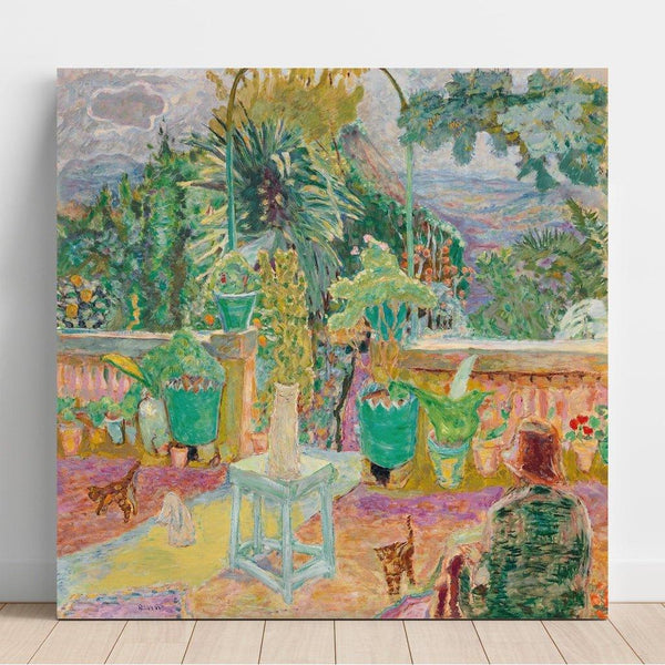 Reprodukcja obrazu La Terrasse ou Une Terrasse à Grasse - Pierre Bonnard