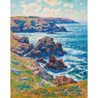 La Terre De Cléden, Point De Raz, Finistère - Henry Moret | Reproduction Tableau Décoration murale affiche copie