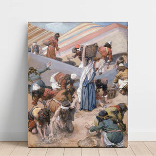 La collecte de la manne - James Tissot | Reproduction Tableau Décoration murale affiche copie