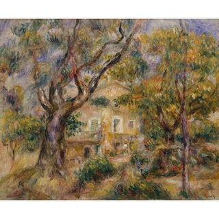 La ferme des Collettes, Cagnes - Pierre-Auguste Renoir | Reproduction Tableau Décoration murale affiche copie
