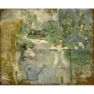 La hotte - Berthe Morisot | Reproduction Tableau Décoration murale affiche copie