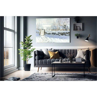 La pie - Claude Monet | Reproduction Tableau Décoration murale affiche copie