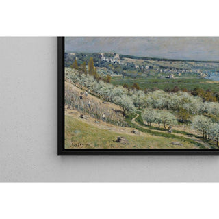 La terrasse de Saint-Germain, printemps - Alfred Sisley | Reproduction Tableau Décoration murale affiche copie