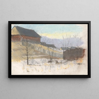 Ladislav Mednynszky - Na kraji dediny.webp