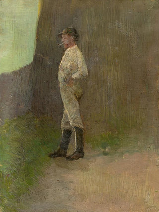 Ladislav Mednynszky - Study of a Standing Lad in the Boots.webp