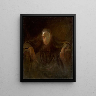 Ladislav Mednynszky - Study of an Old Woman.webp