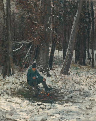Ladislav Mednynszky - Woodcutter.webp