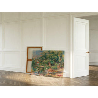 Lavandières au Bord du Loup - Pierre-Auguste Renoir | Reproduction Tableau Décoration murale affiche copie