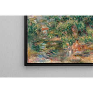 Lavandières au Bord du Loup - Pierre-Auguste Renoir | Reproduction Tableau Décoration murale affiche copie