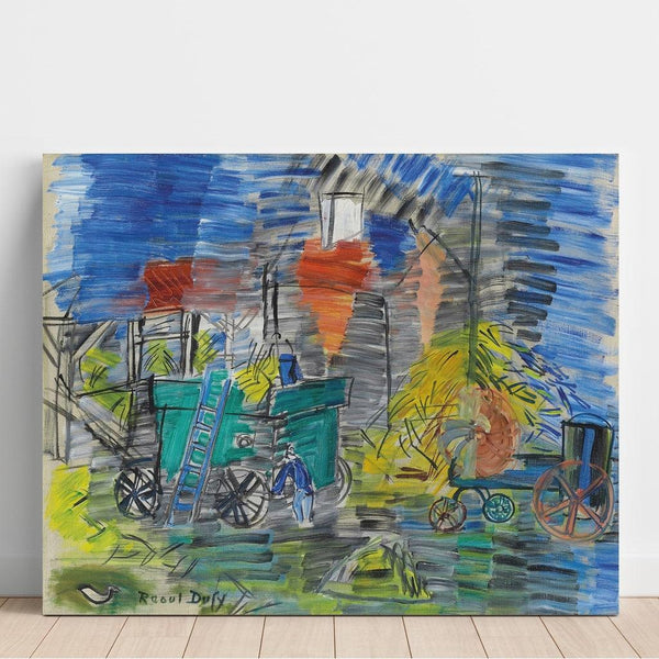 Reprodukcja obrazu Le Dépiquage Bleu - Raoul Dufy