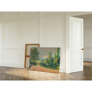 Le Jardin d'Octave Mirbeau, la Terrasse, Les Damps - Camille Pissarro | Reproduction Tableau Décoration murale affiche copie