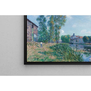 Le Loing à Moret, en Été - Alfred Sisley | Reproduction Tableau Décoration murale affiche copie